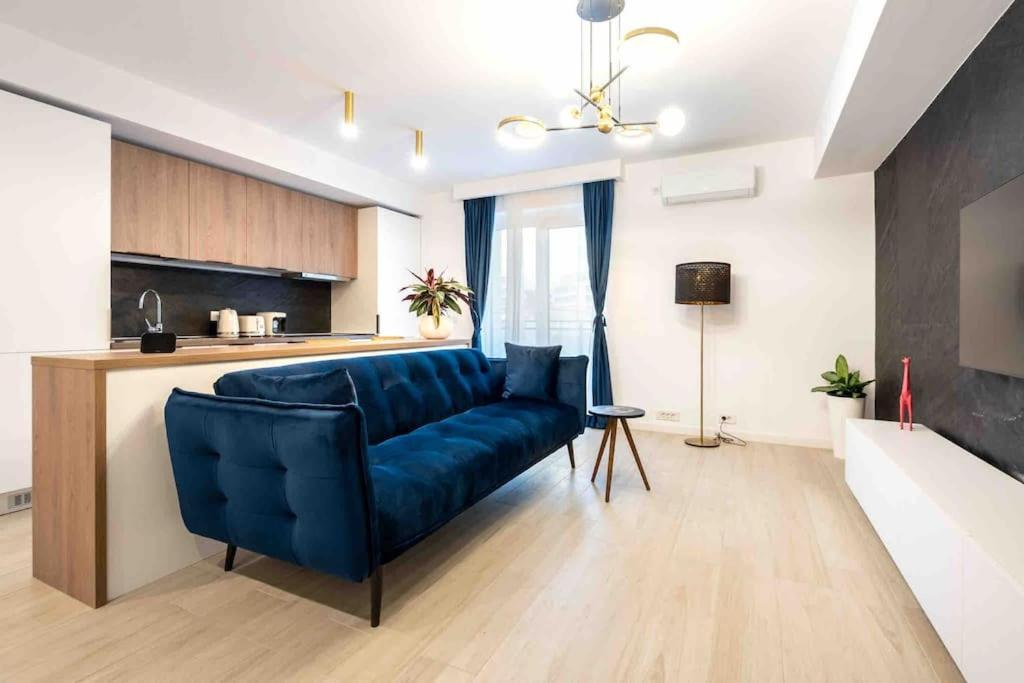 Blue Velvet Lejlighed Bukarest Eksteriør billede